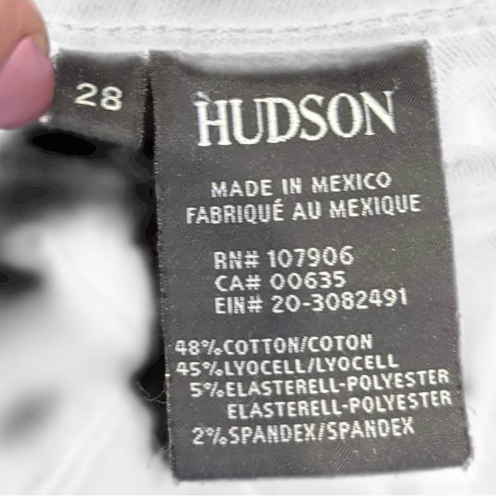 Hudson Krista Super Skinny Black Wash Jeans Size 28 - Picture 3 of 5